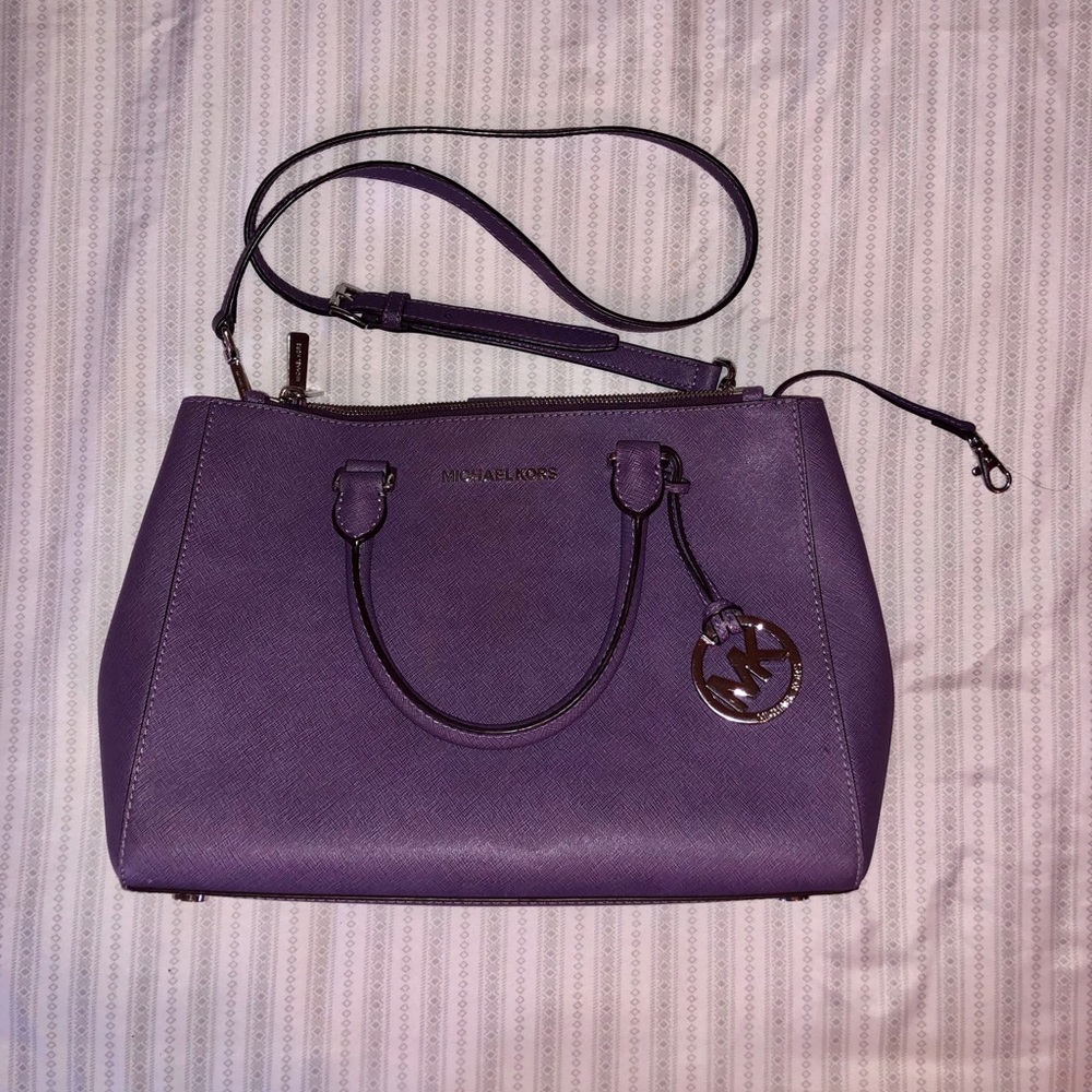 Michael Kors purple purse